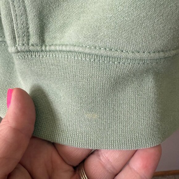 Men's Big and Tall 2XL Carhartt Sage Green Pullover Hoodie Loose Fit - Picture 9 of 11